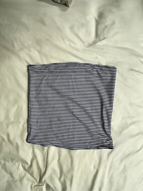 Target Striped Tube Top Blue & White